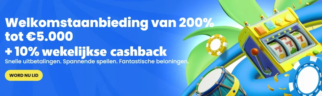 Actuele bonussectie van Samba Slots